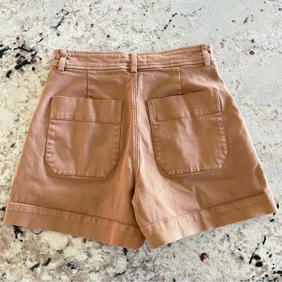 Everlane The Way-High® Twill Short- Ash Brown - Picture 6 of 10